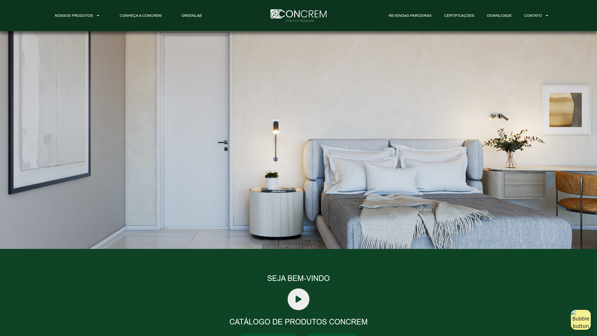Site Concrem Portas Premium, fabricante de portas